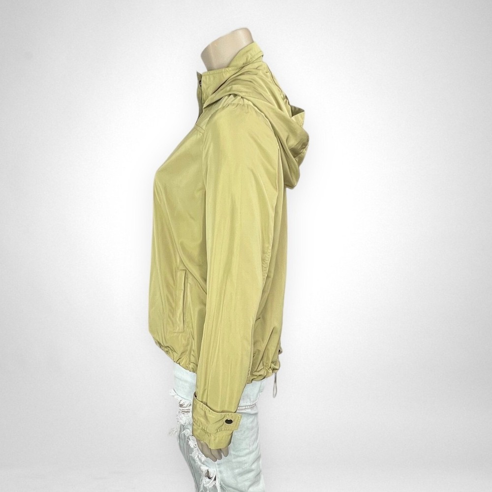 LOVE TREE Olive Green Lightweight Jacket LARGE with Hoodie‎ Transitional Fall - Picture 3 of 9